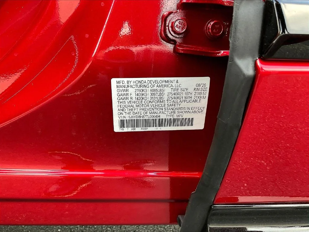 New 2026 Performance Red Pearl Acura SH-AWD Type S with Advance Package image 8