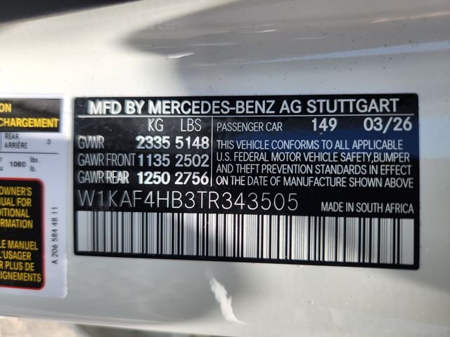 New 2026 Polar White Mercedes-Benz C 300 image 24