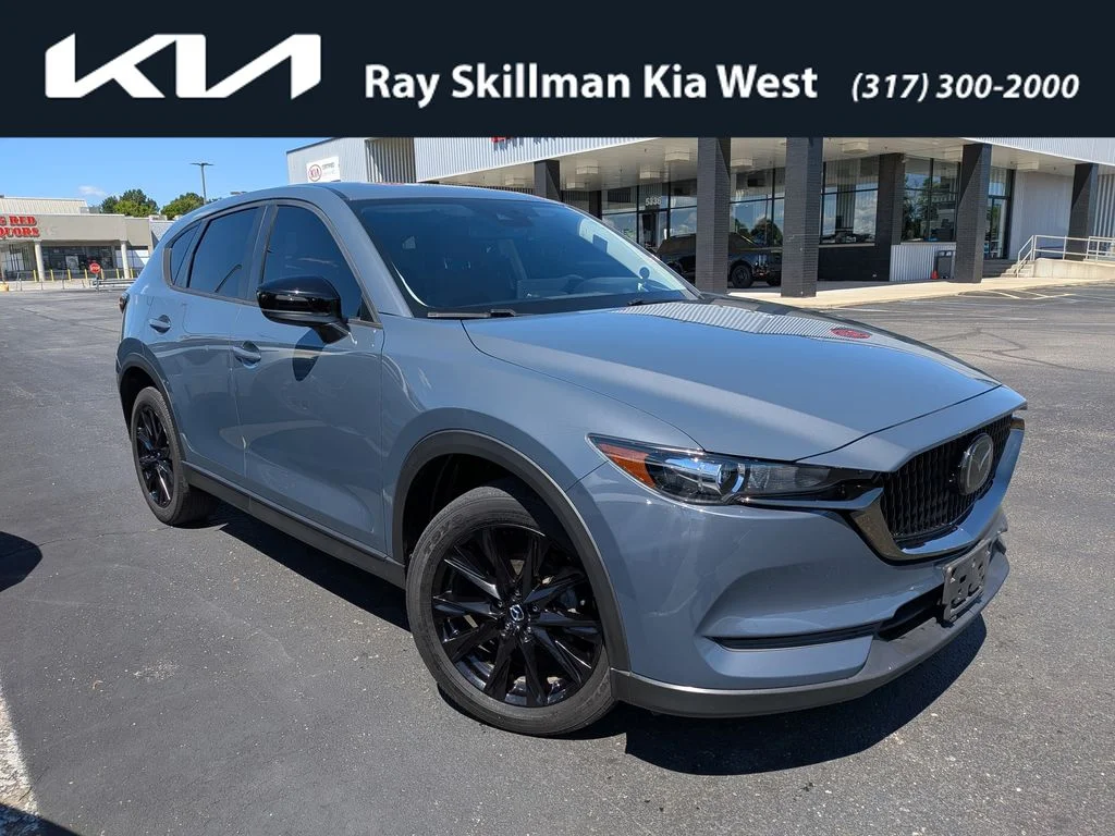 Used 2021 Gray Mazda Carbon Edition image 1