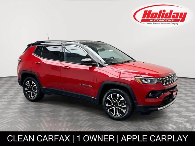 Used 2023 Redline Pearlcoat Jeep Limited image 1