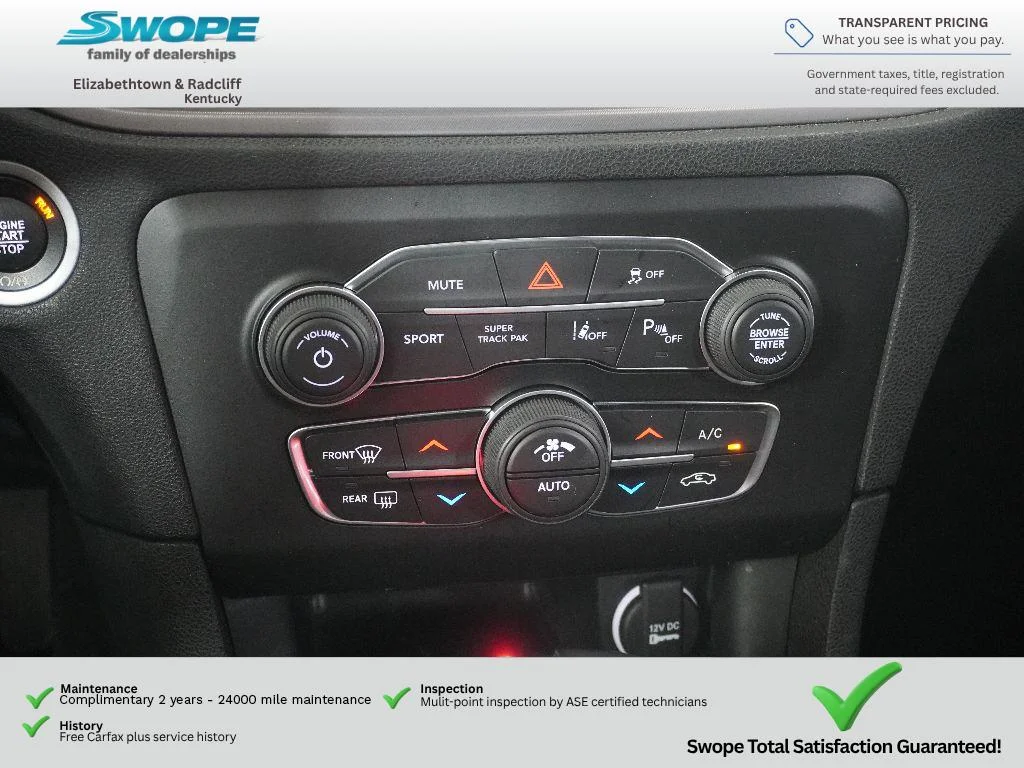 Used 2023 Pitch Black Clearcoat Dodge GT image 21