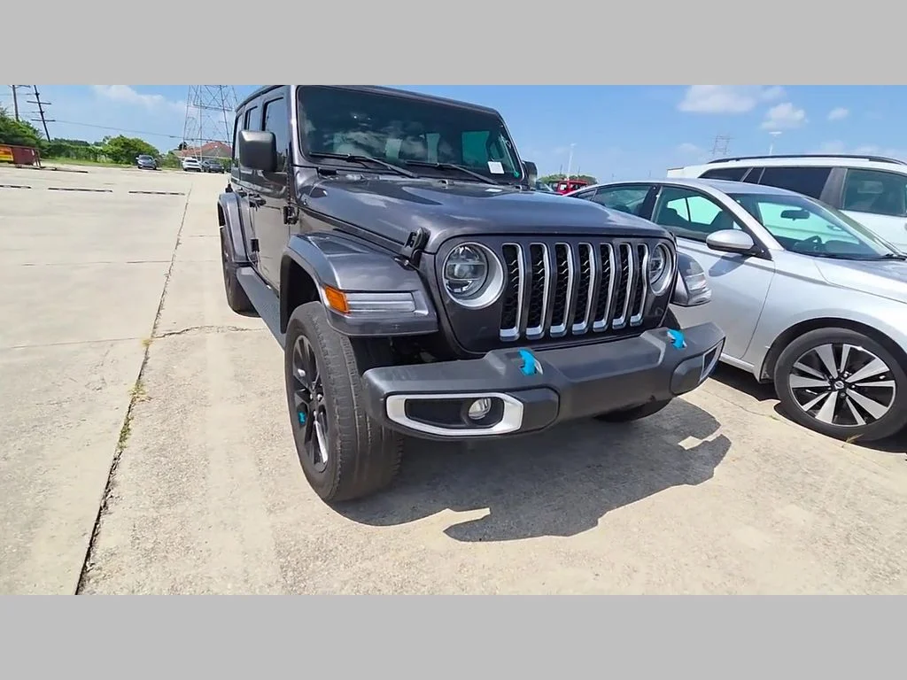 Certified Used 2022 Gray Jeep Unlimited Sahara 4xe image 48