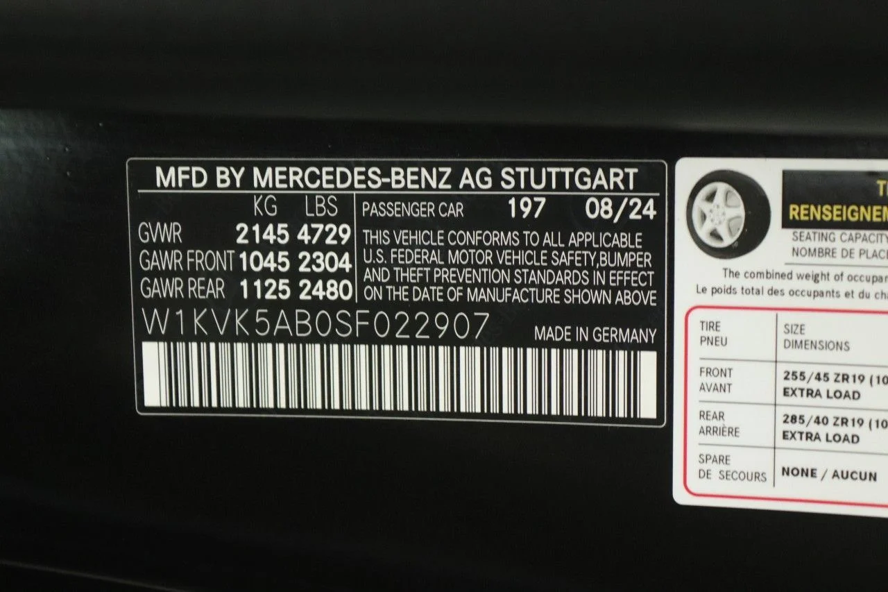 Used 2025 Black Mercedes-Benz SL 43 AMG® Touring Line image 16