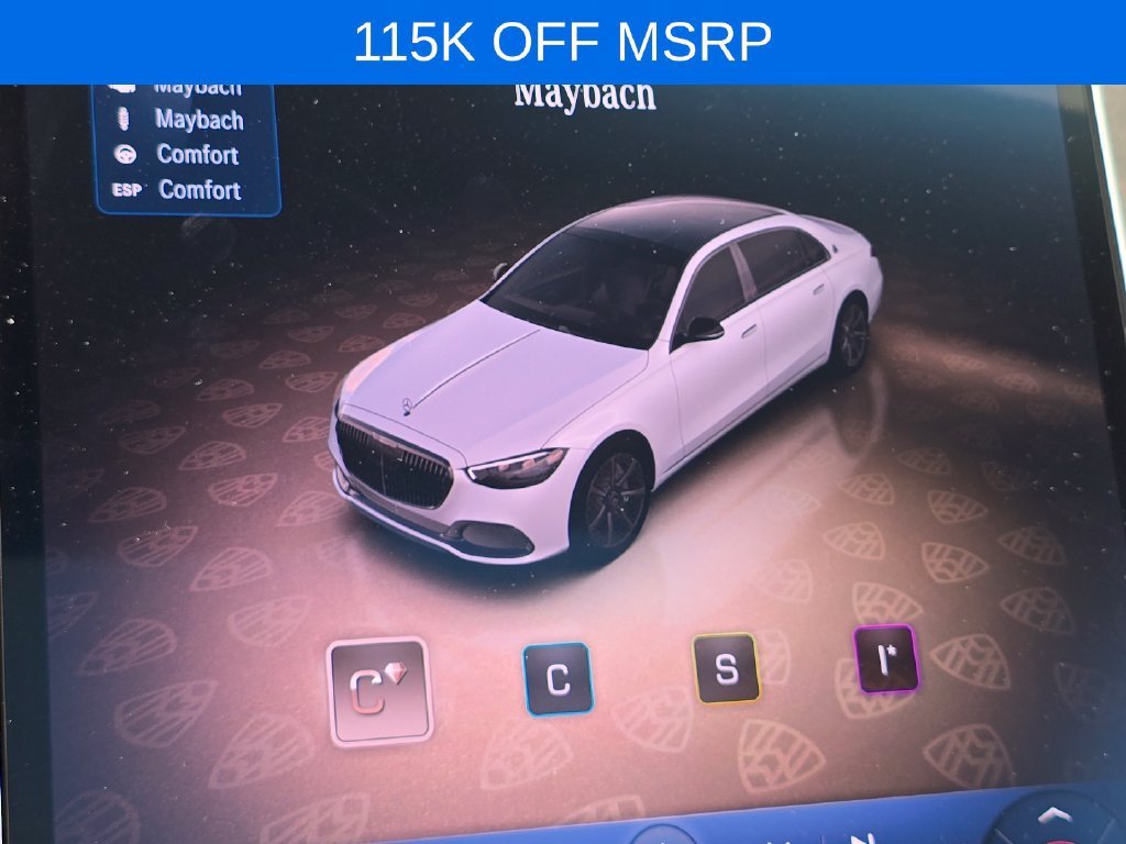 New 2025 MANUFAKTUR Moonlight White Metallic Mercedes-Benz Maybach S 680 image 54
