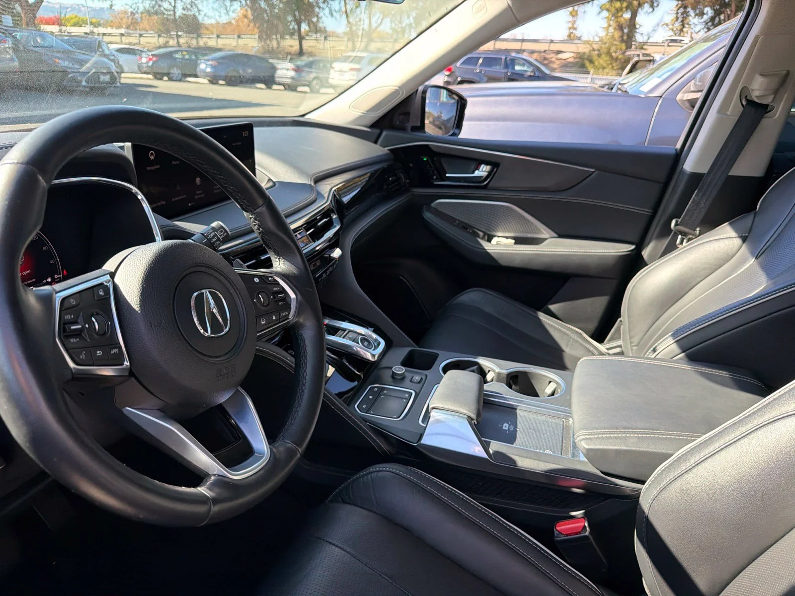 Used 2023 Liquid Carbon Metallic Acura Advance image 5