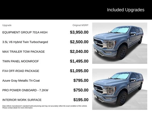Used 2023 Gray Ford Platinum image 5