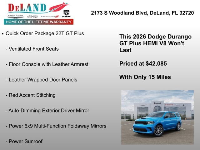 New 2026 B5 Blue Exterior Paint Dodge GT Plus HEMI V8 image 6