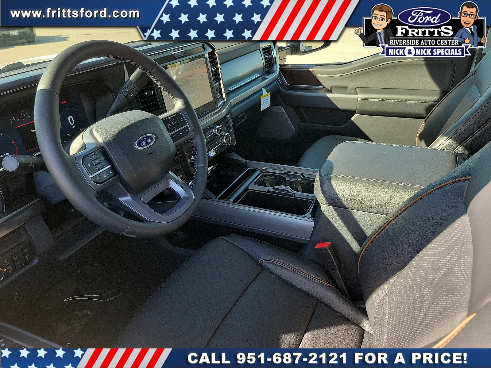 New 2026 Star White Metallic Tri-Coat Ford F-250® Lariat® image 3