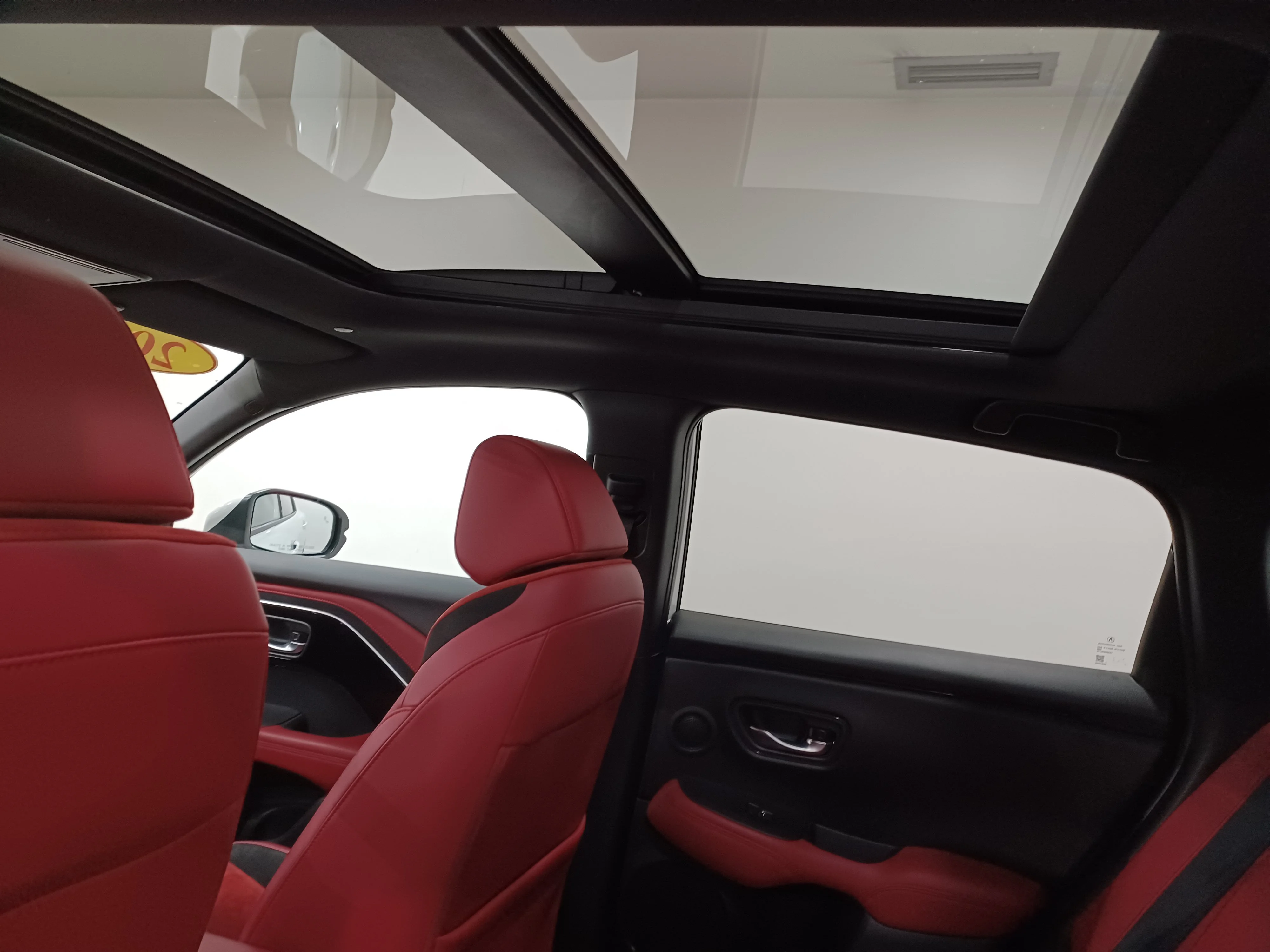 Certified Used 2025 Platinum White Pearl Acura A-Spec AWD*Adaptive Cruise | Remote Start | Cooled Red Suede Seats | Pano Roof | Htd Wheel | CarPlay image 13