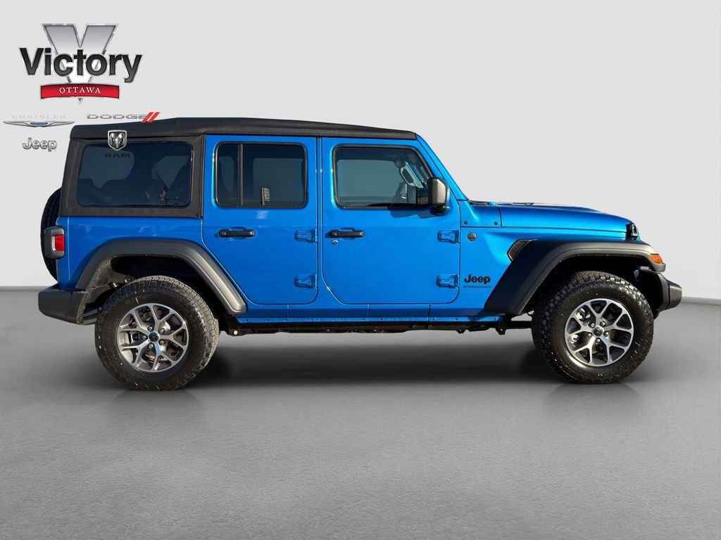 New 2026 Hydro Blue Pearl-Coat Exterior Paint Jeep Sport S image 7