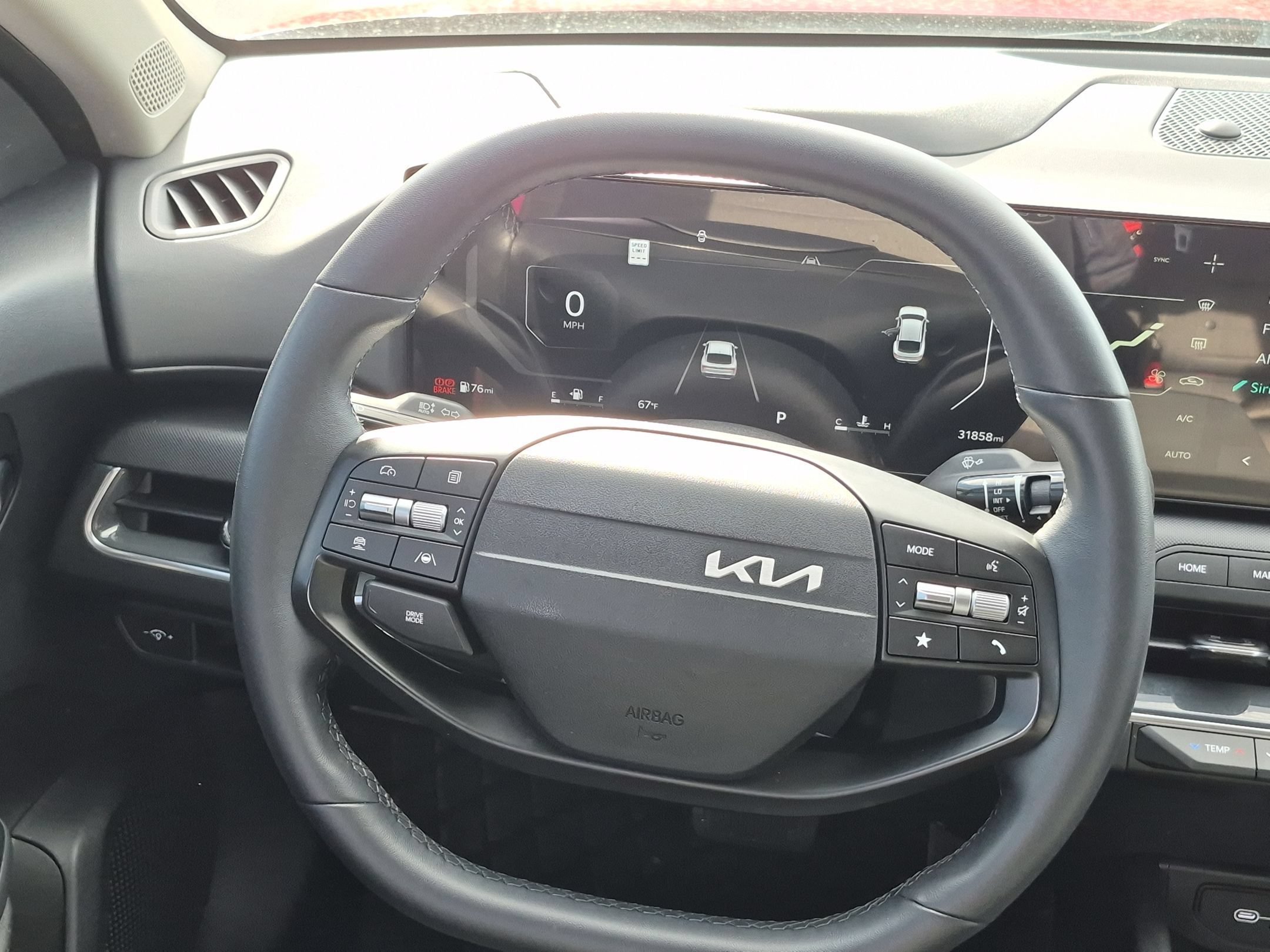Used 2025 Currant Red Kia EX image 16