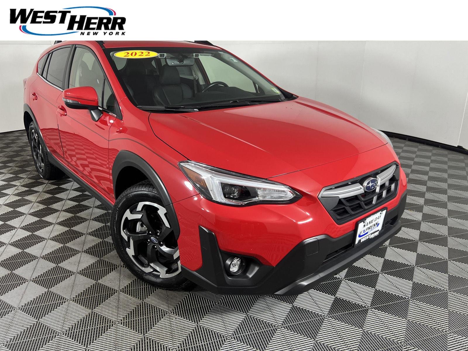 Used 2022 Pure Red Subaru Limited image 1