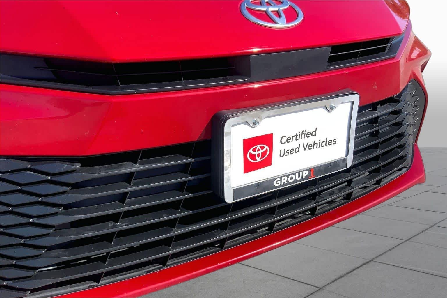 Used 2025 Supersonic Red Toyota LE image 29