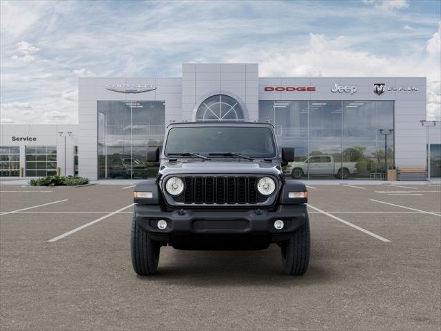 New 2026 Granite Crystal Metallic Clear-Coat Exterior Paint Jeep 4-Door Sport 4x4 image 32