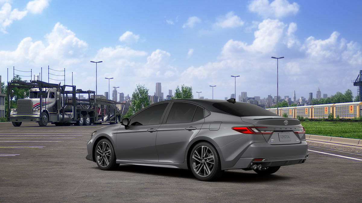 New 2026 Heavy Metal with Midnight Black Metallic roof Toyota XSE image 6