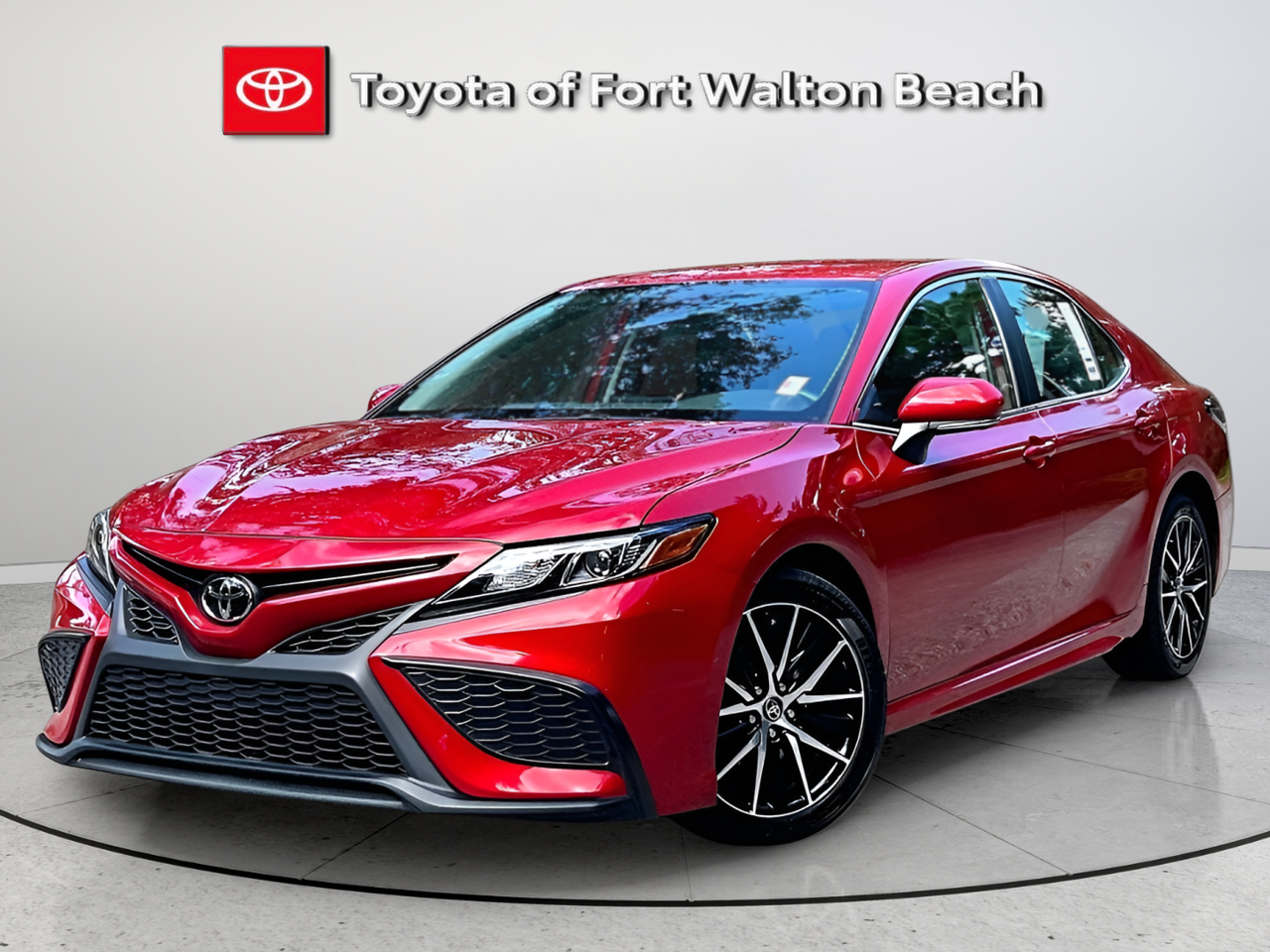 Used 2024 Red Toyota SE image 1