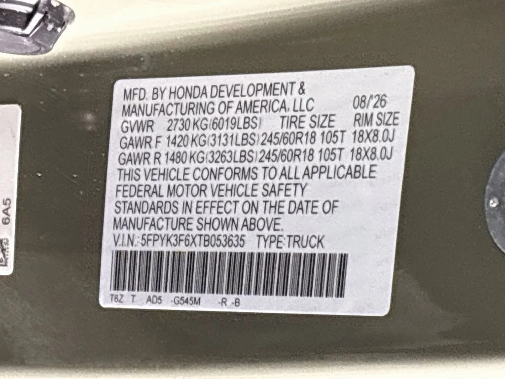 New 2026 Ash Green Metallic Honda TrailSport image 26
