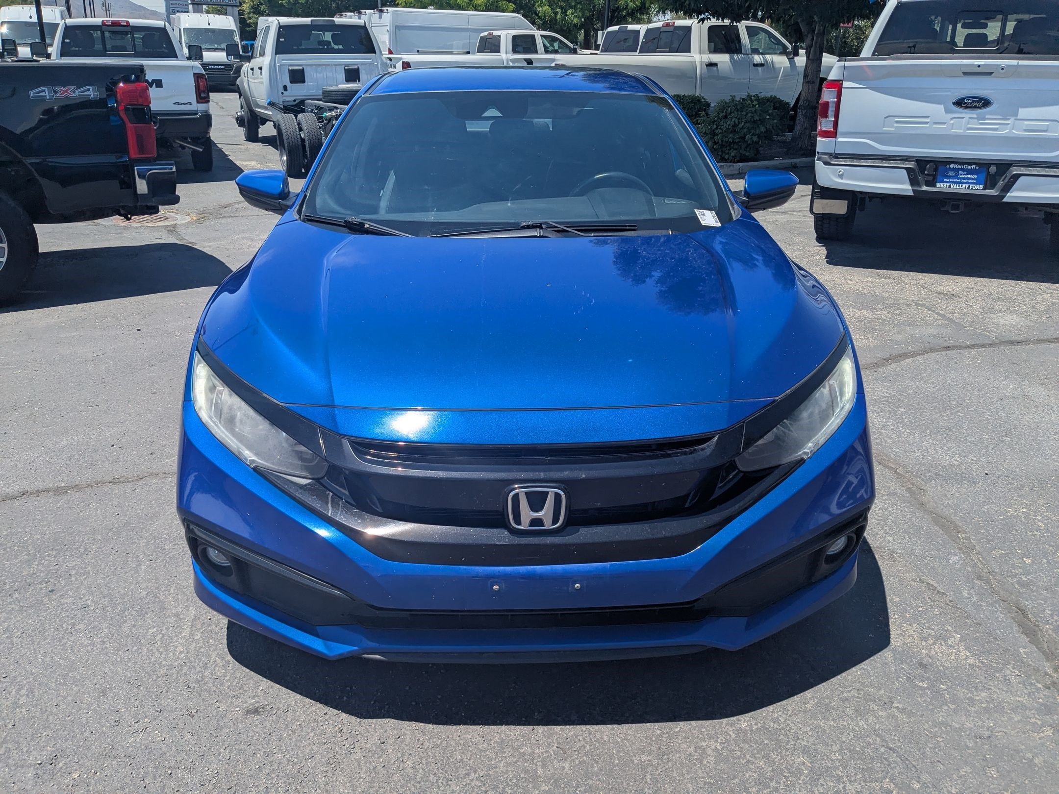 Used 2021 Aegean Blue Metallic Honda Sport image 9