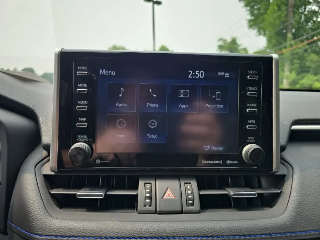 Used 2021 Blue Print/Midnight Black Metallic Toyota Hybrid XSE image 20