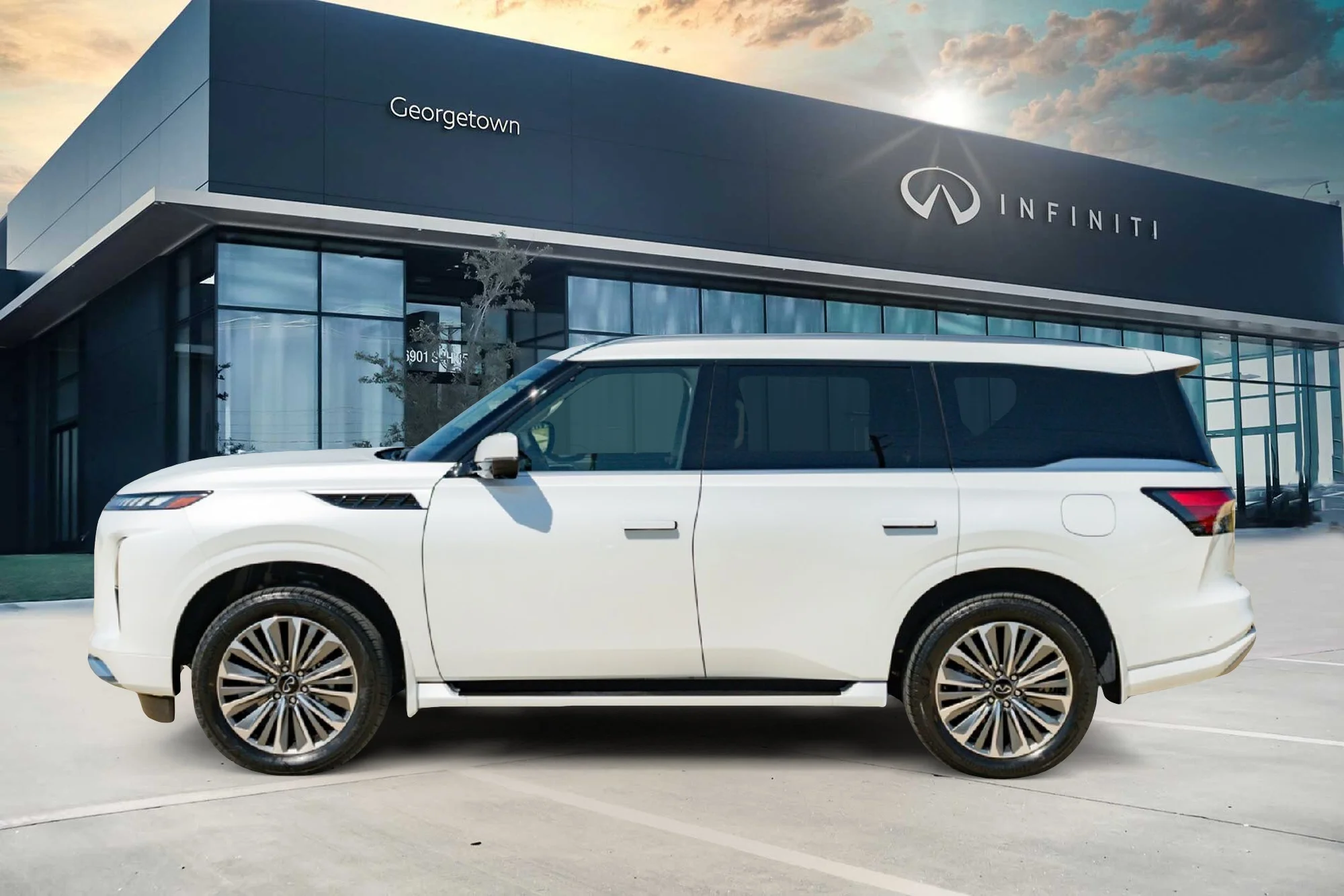 New 2027 RADIANT WHITE INFINITI Luxe 2WD image 7