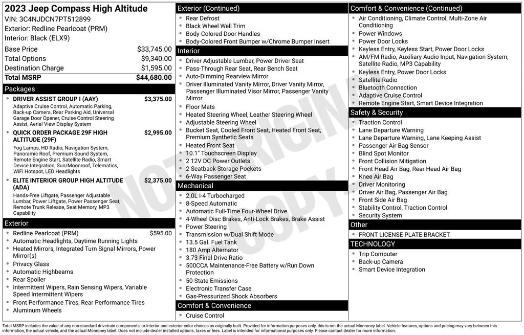 Used 2023 Red Jeep Limited image 28
