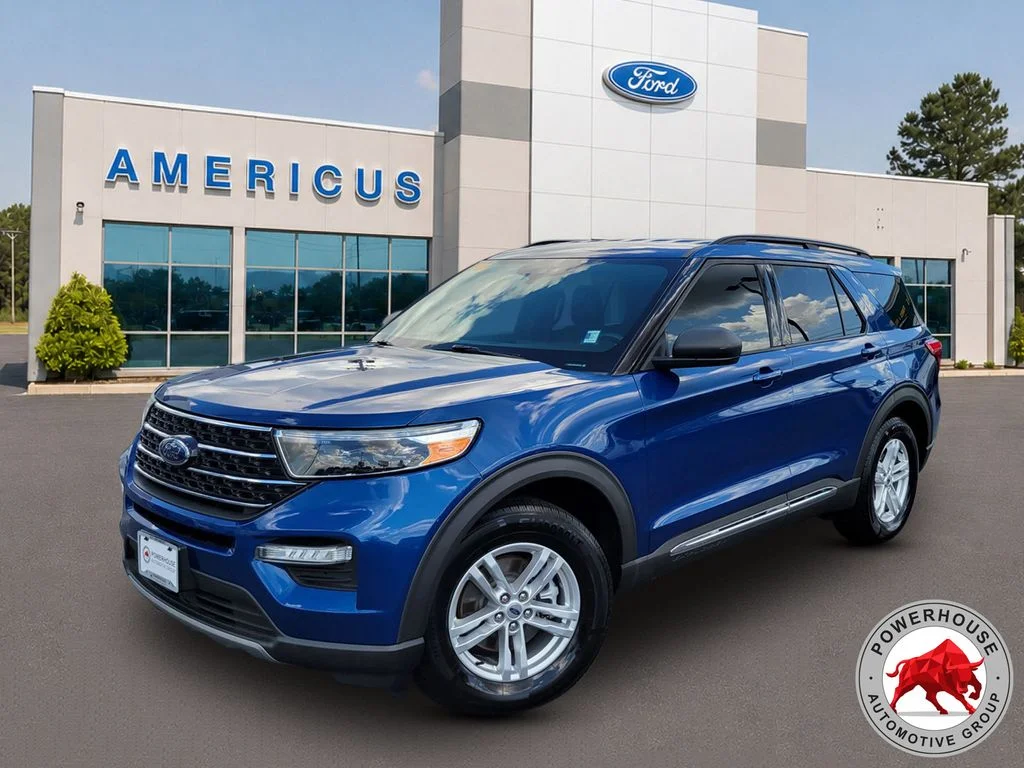 Used 2020 Blue Ford XLT image 1