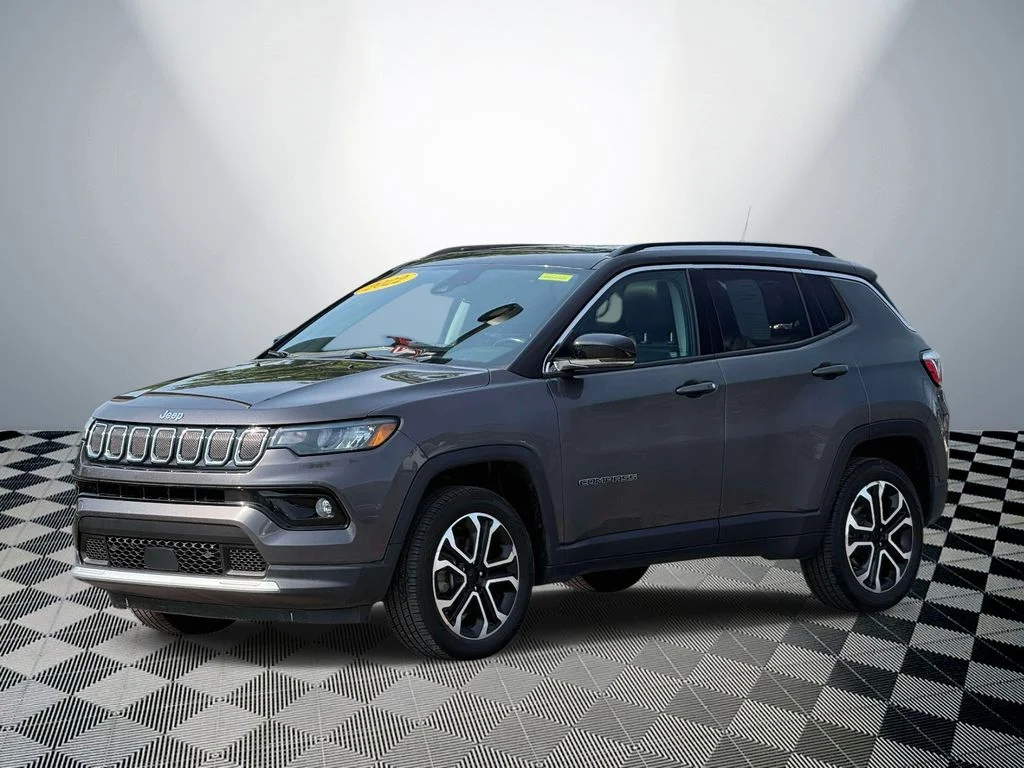 Used 2022 Jeep Compass Limited with VIN 3C4NJDCB9NT105122 for sale in Pinckney, MI