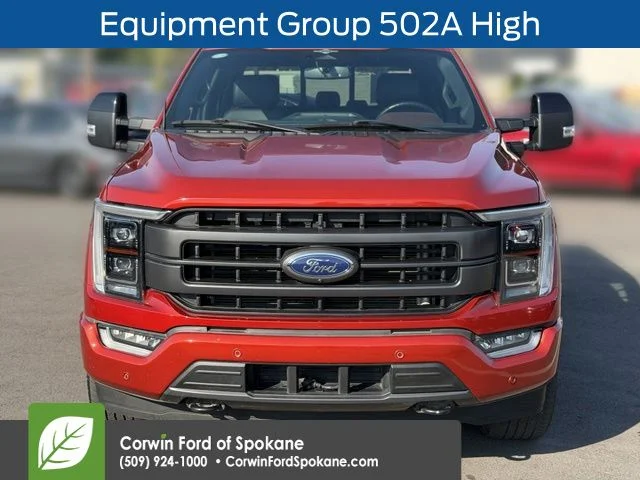 Certified Used 2023 Hot Pepper Red Metallic Tinted Clearcoat Ford Lariat image 8