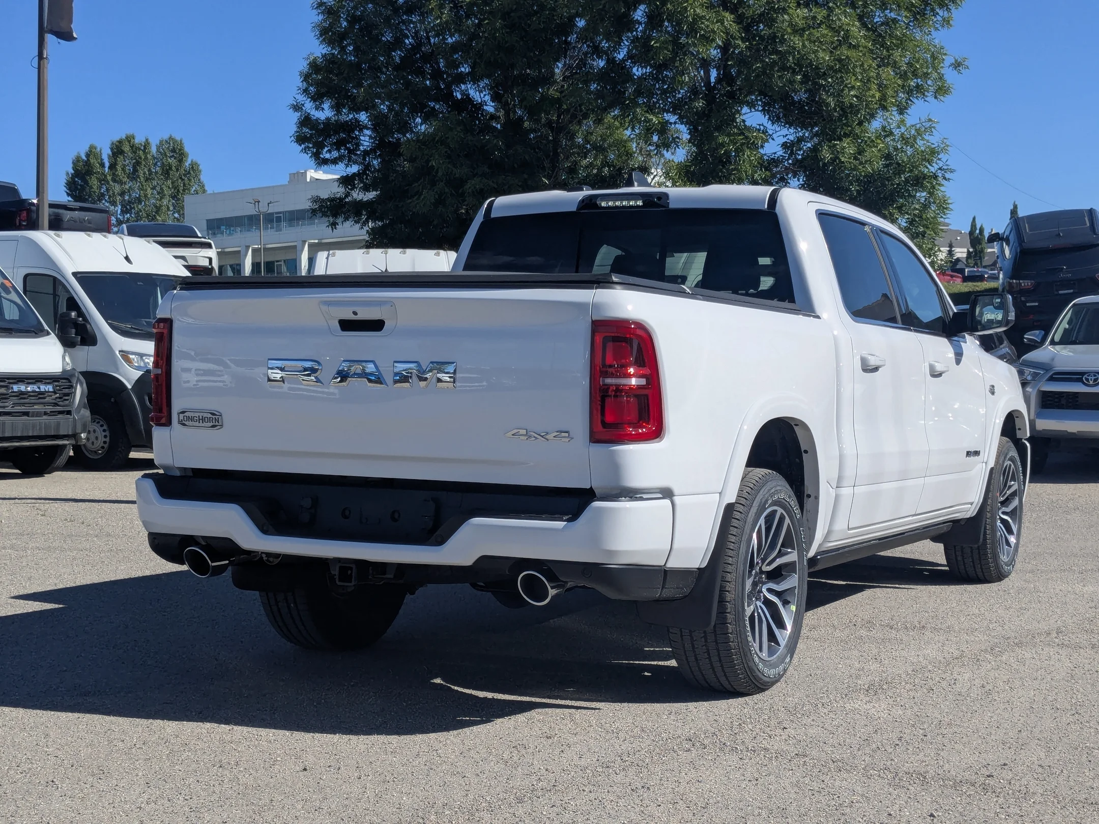New 2026 White RAM Limited Longhorn - - Longhorn Leather - Body-Colour Bumper Grp - Heated Seats & More! image 8