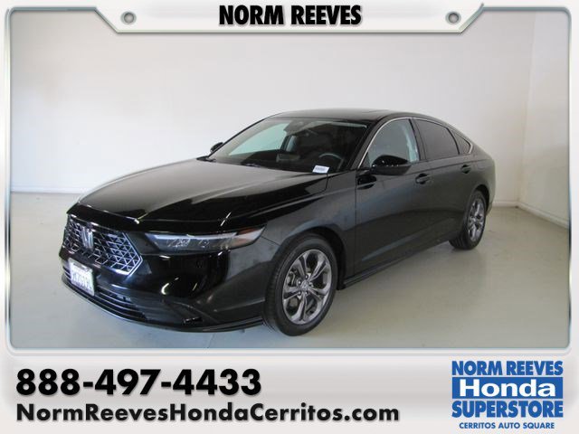 Certified Used 2024 Crystal Black Pearl Honda EX image 1