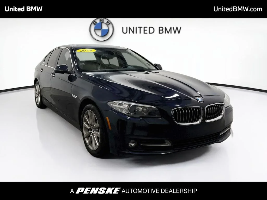 Used 2016 Imperial Blue Metallic BMW 535i image 3