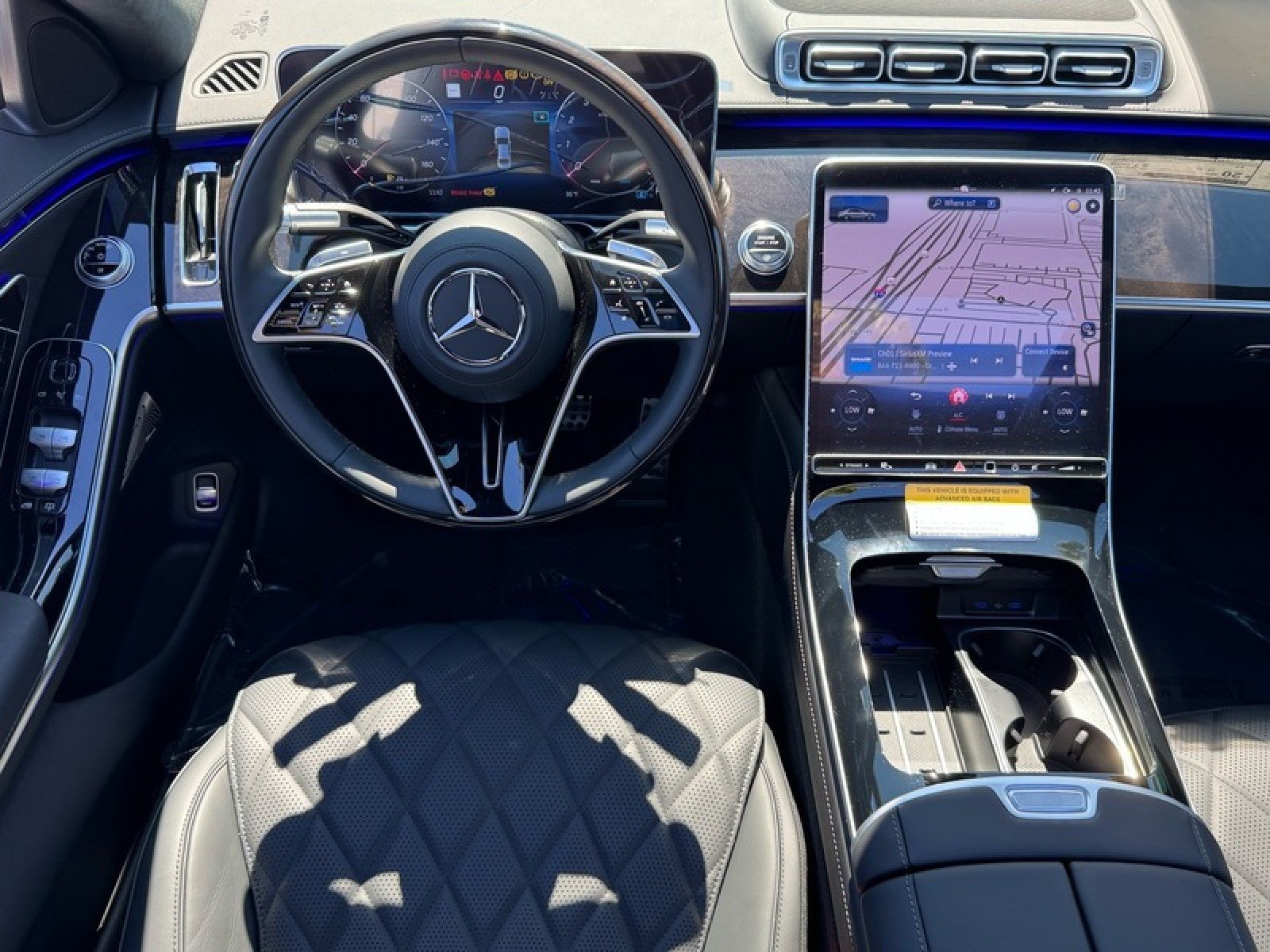 New 2026 MANUFAKTUR Moonlight White Metallic Mercedes-Benz S 580 4MATIC® Sedan image 14