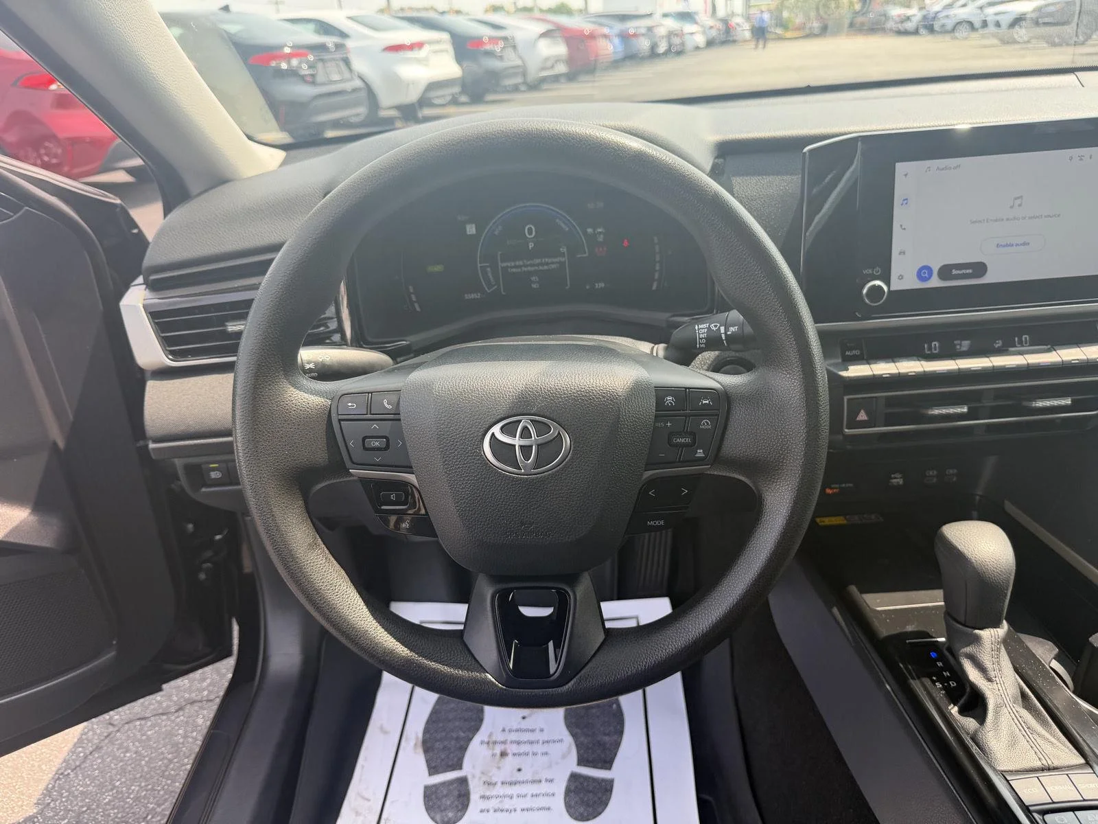 Used 2025 Midnight Black Metallic Toyota LE image 17