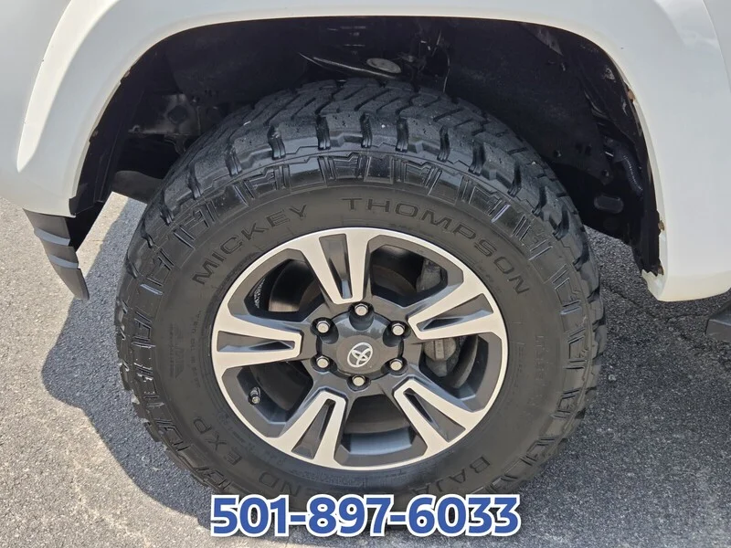 Used 2017 Super White TOYOTA TRD SPORT DOUBLE CAB 5