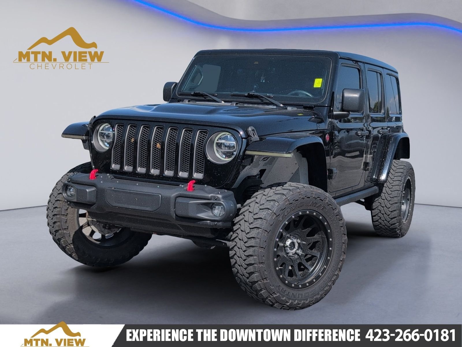 Used 2020 Black Jeep Unlimited Rubicon image 1