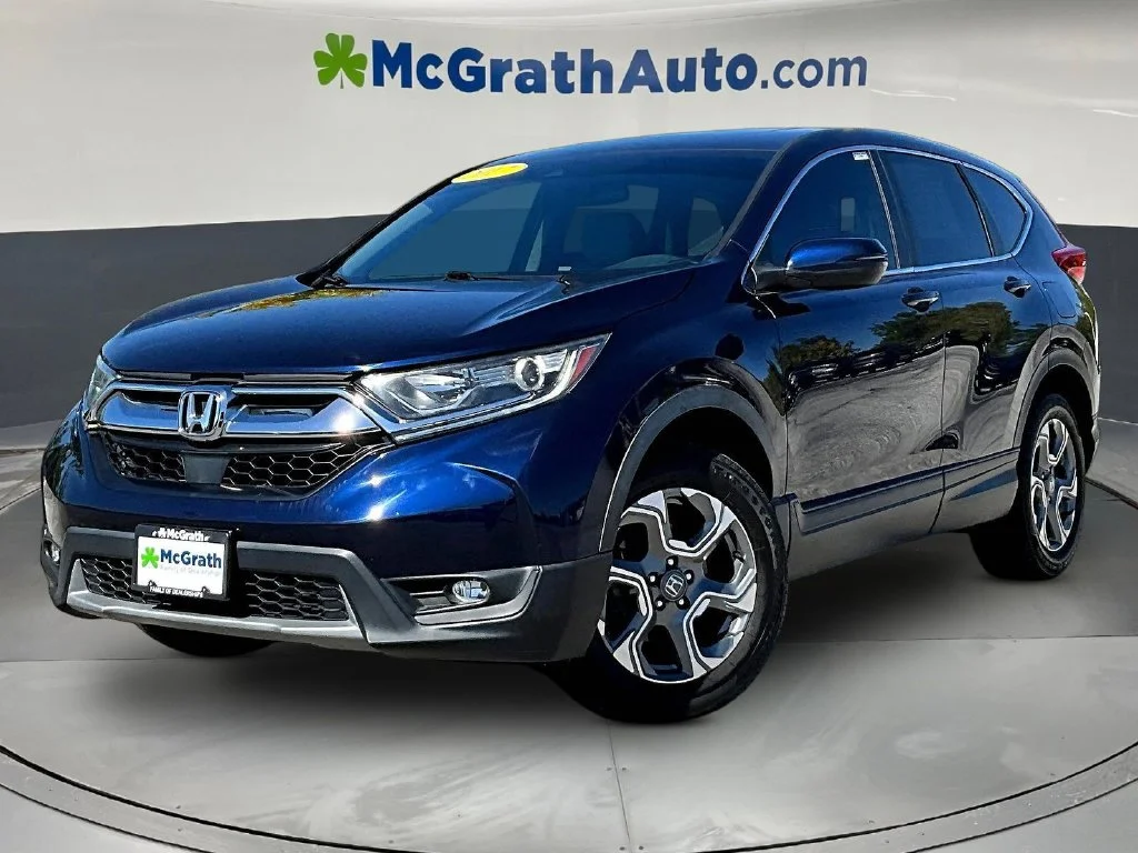 Certified Used 2017 Blue Honda EX-L image 3