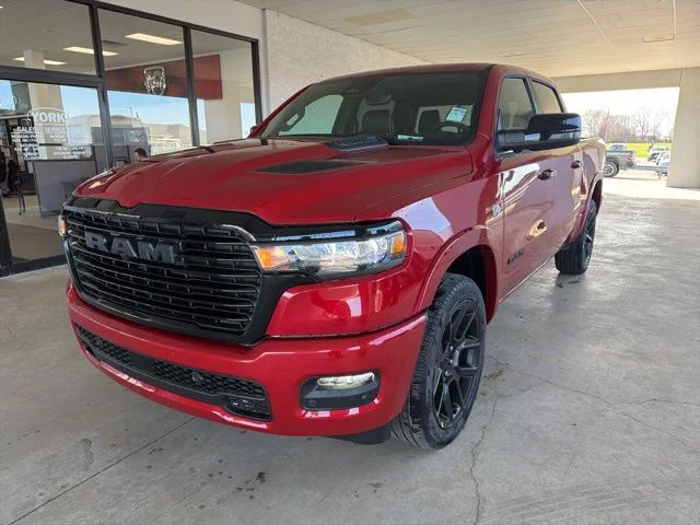 New 2026 Molten Red Pearl-Coat Exterior Paint RAM Laramie image 2