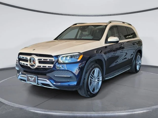 Used 2022 Blue Mercedes-Benz GLS 450 image 4