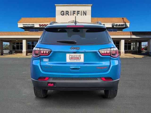Used 2024 Blue Jeep Trailhawk image 8