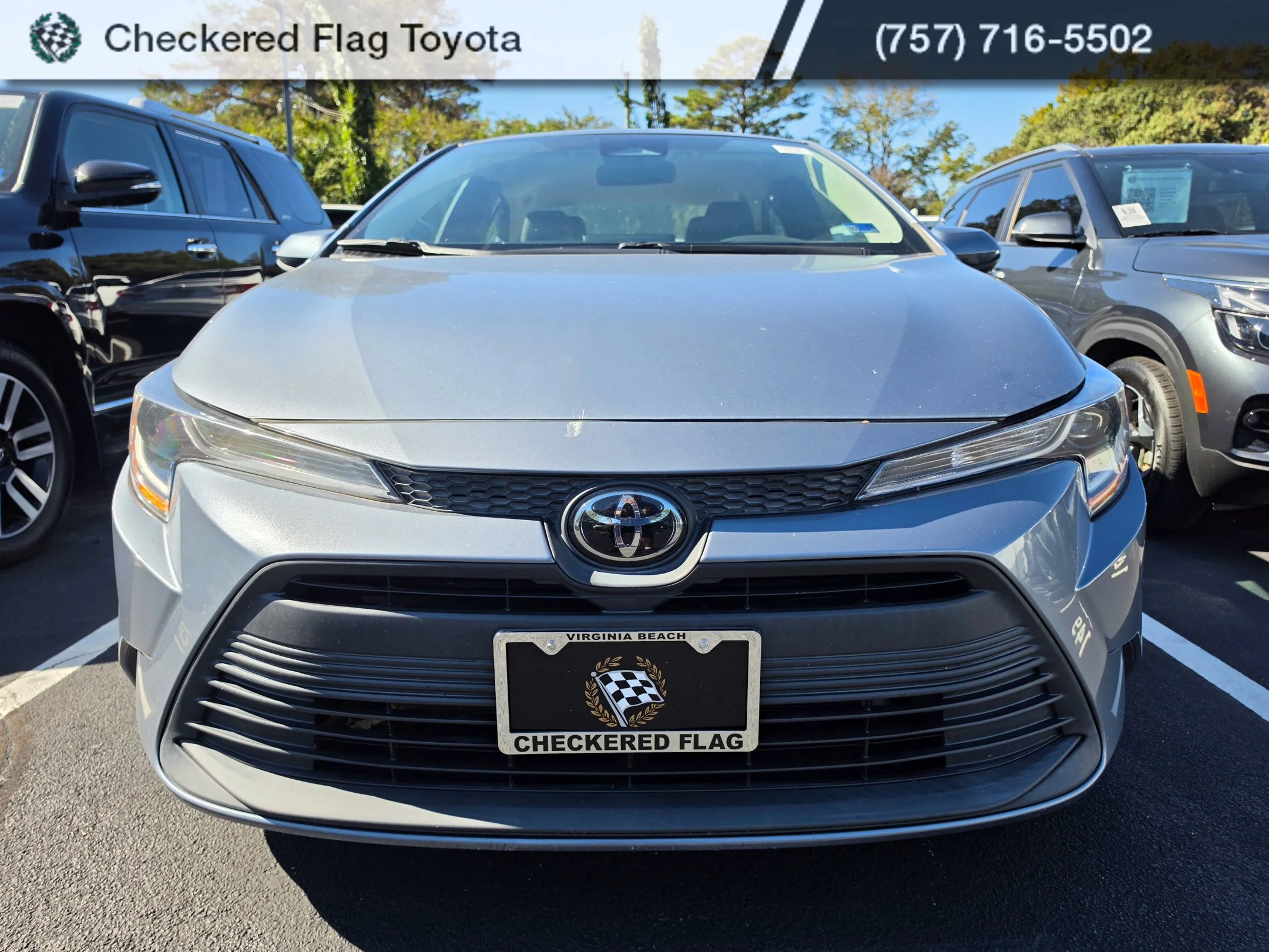 Used 2023 Celestite Toyota LE image 2