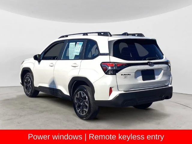 Used 2025 Crystal White Pearl Subaru Base image 3