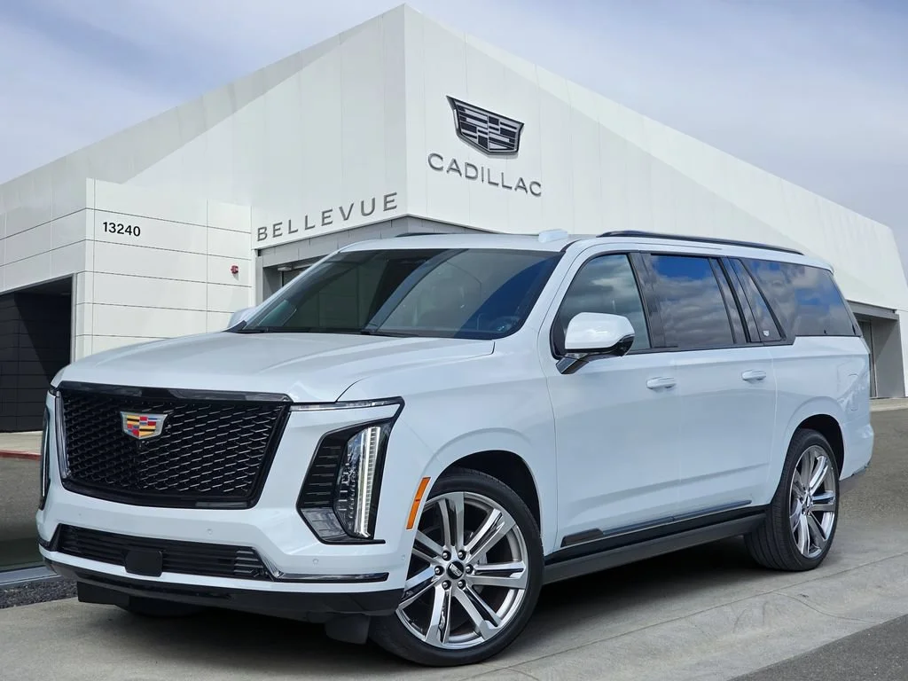 New 2026 Vibrant White Tricoat Cadillac Platinum Sport image 1