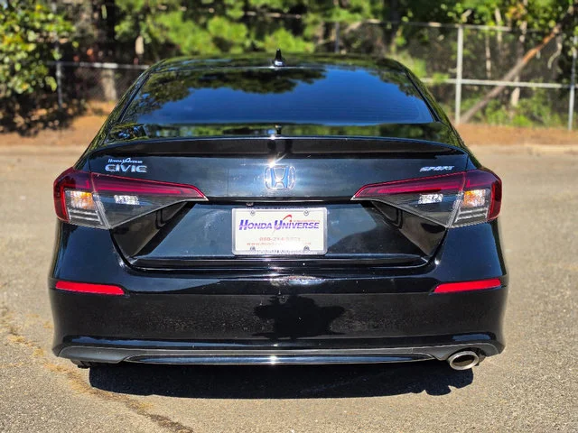 Certified Used 2025 Crystal Black Pearl Honda 4D SPORT image 5
