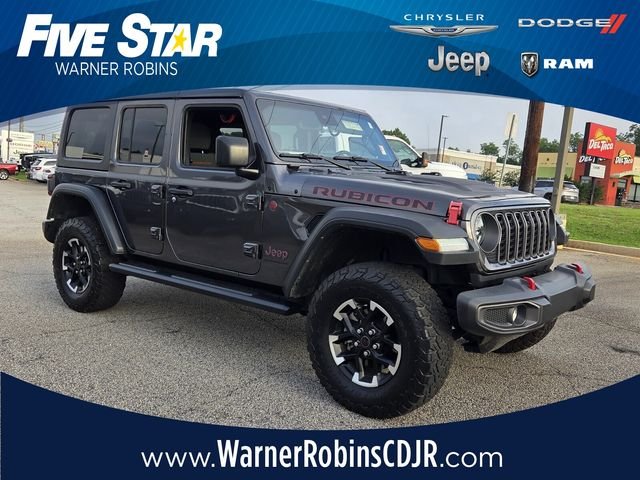 Used 2024 Gray Jeep Rubicon image 1