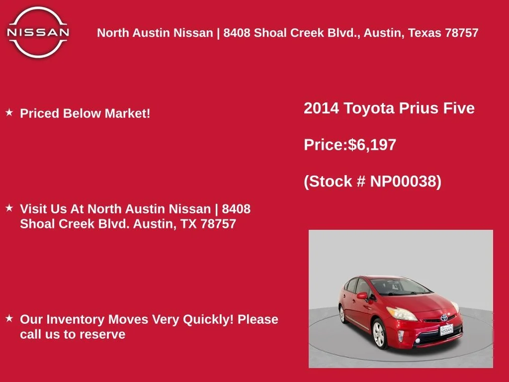 Used 2014 Red Toyota Five image 11