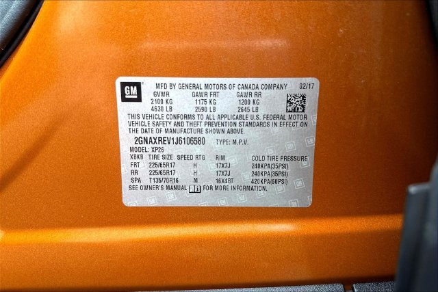 Used 2018 Orange Chevrolet LS image 21