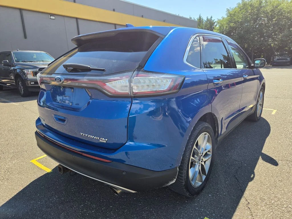 Used 2017 Blue Ford Titanium image 7