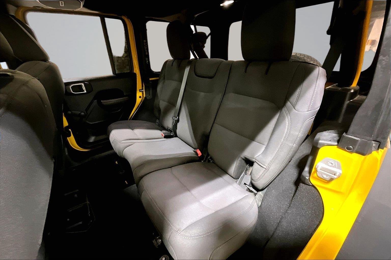 Used 2021 Hellayella Clearcoat Jeep Unlimited Willys Sport image 26