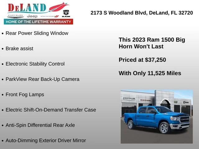 Used 2023 Blue Ram Big Horn/Lone Star image 34