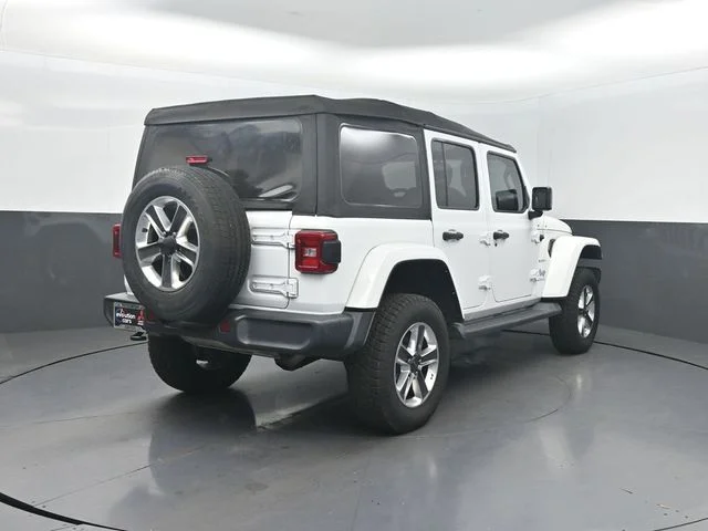 Used 2021 White Jeep Unlimited Sahara 4xe image 21